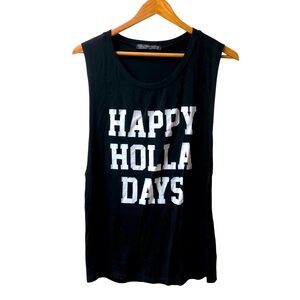 Rock Rose Couture Cut Off Tee | Happy Holla Days
